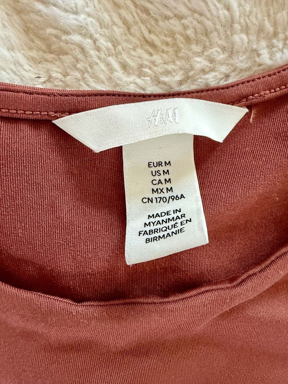 H&M Women's Sleeveless Bodysuit in Burnt Orange - Picture 4 of 5